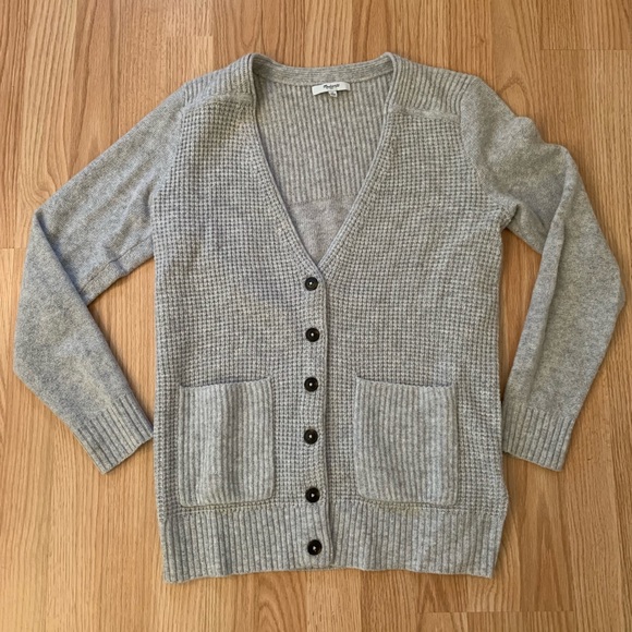 Madewell Sweaters - Madewell University Wool Cardigan